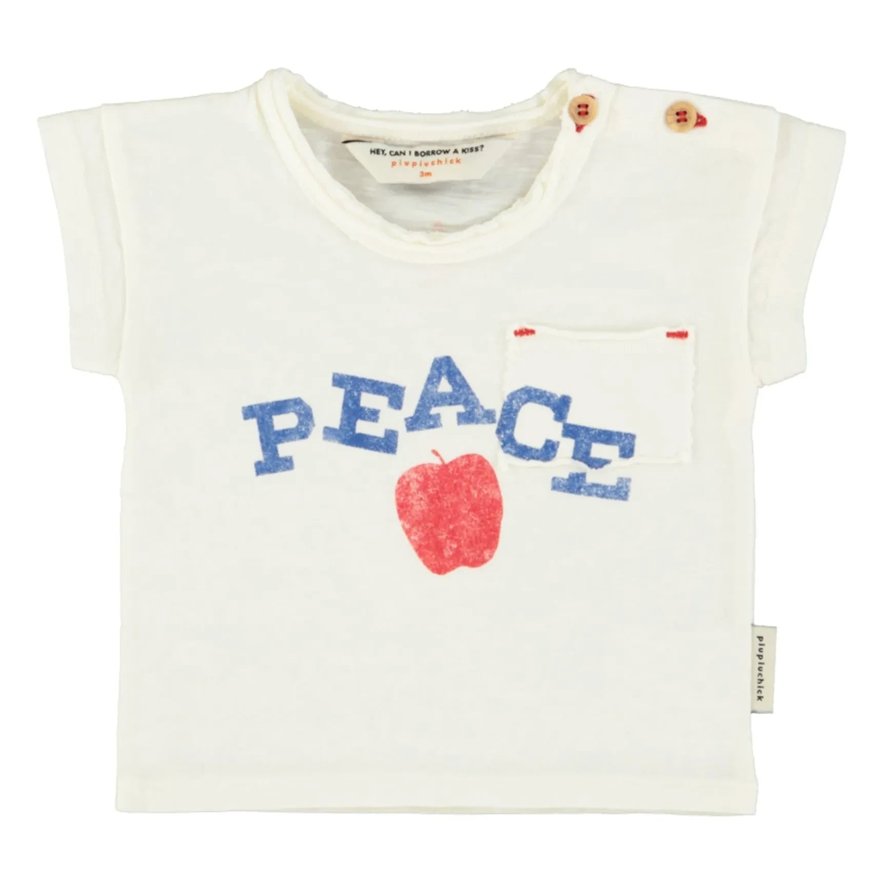 Piupiuchick - Peace T-Shirt | Ecru