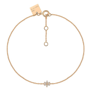 Ginette NY - Mini Diamond Star Bracelet | Rose Gold