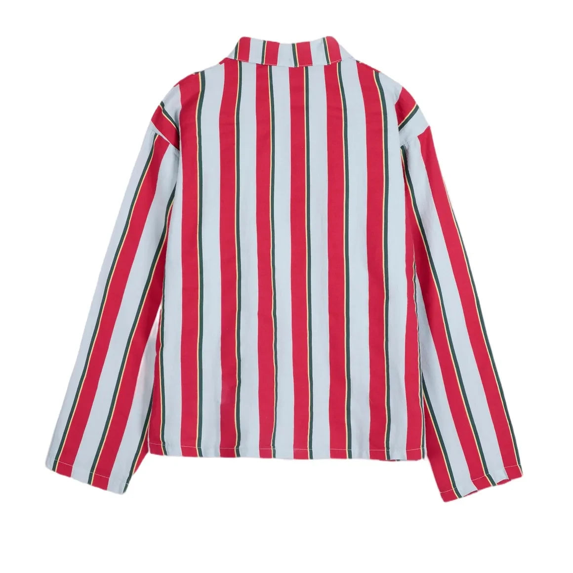 Bobo Choses - Organic Cotton Checked Flannel Pajamas | Red