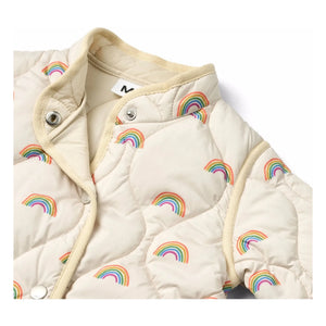 Molo - Harrie Rainbow Recycled Fiber Jacket | Ecru