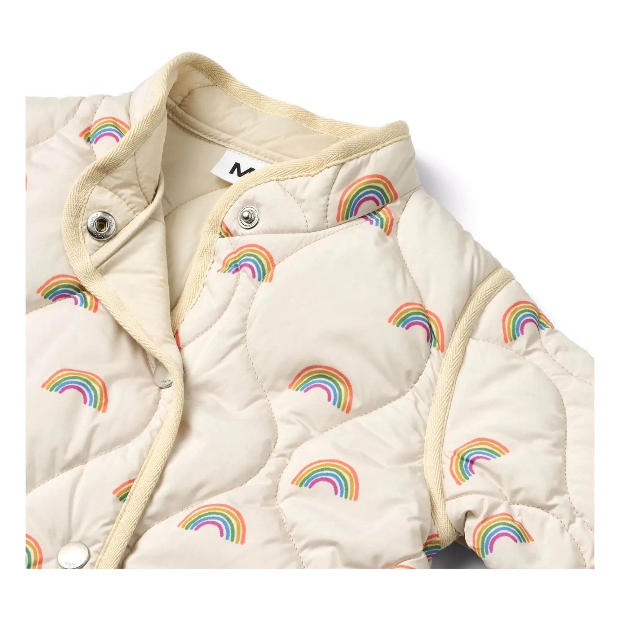 Molo - Harrie Rainbow Recycled Fiber Jacket | Ecru