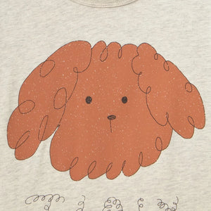 Tinycottons - Organic Cotton Tiny Dog T-Shirt | Heather Beige