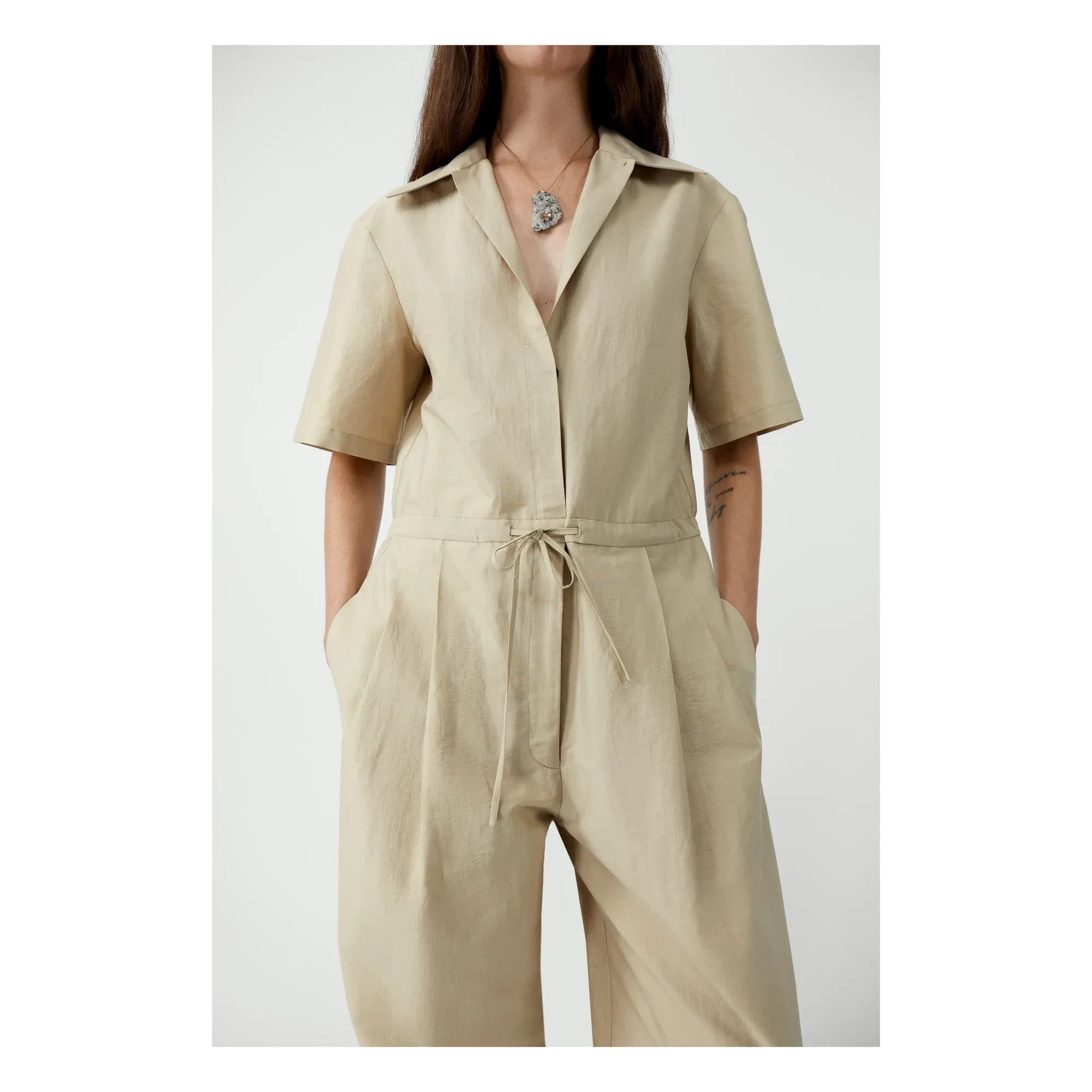 Cordera - Cotton Overall | Beige