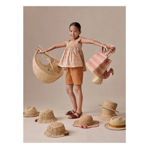 Bonpoint - Line Raphia Hat | Natural