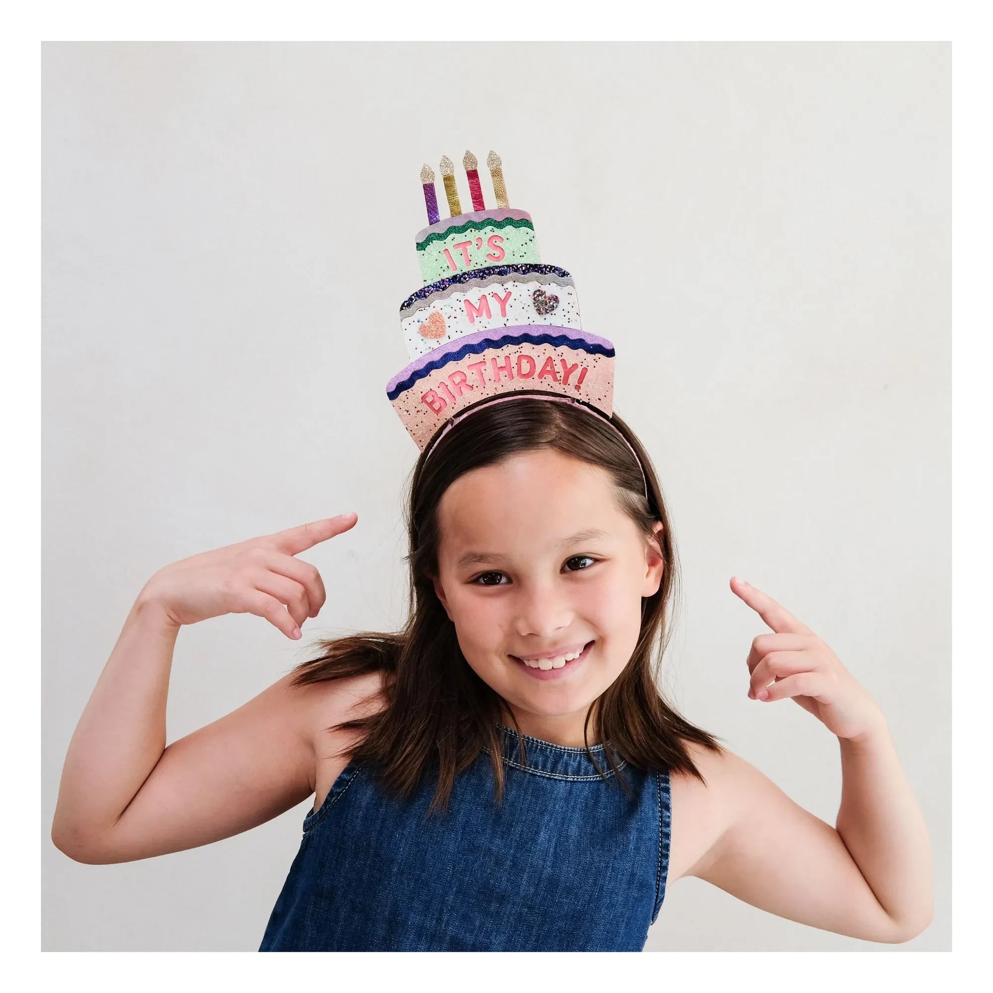 Mimi & Lula - Birthday Cake Hair Band | Orange
