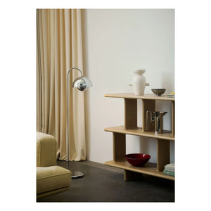 & Tradition - Flowerpot VP12 ayaklı lamba, Verner Panton | Krom