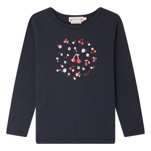 Bonpoint - Tidjiane Organic Cotton T-Shirt | Navy Blue