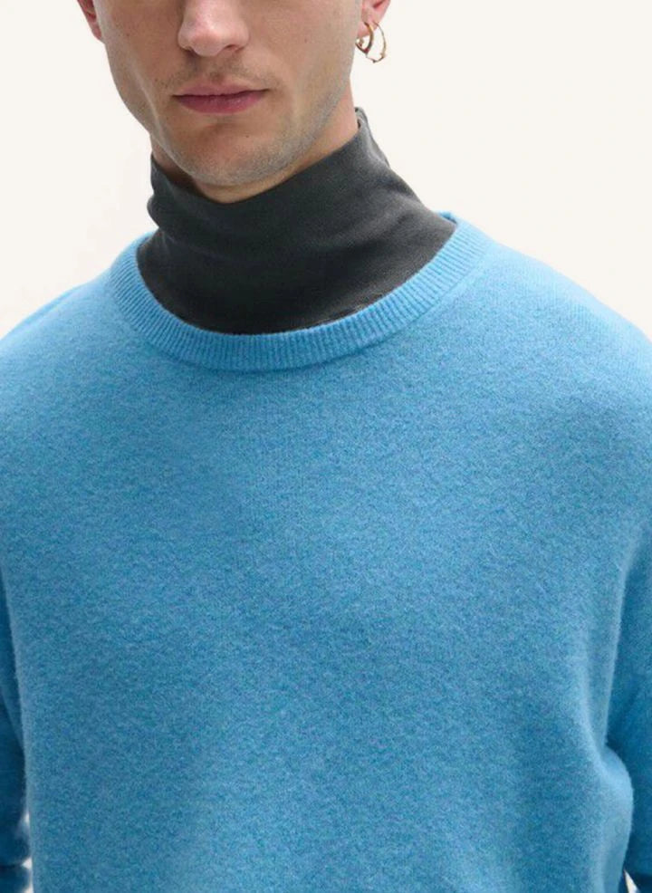 American Vintage - Raxow Wool Sweater | Speckled Blue