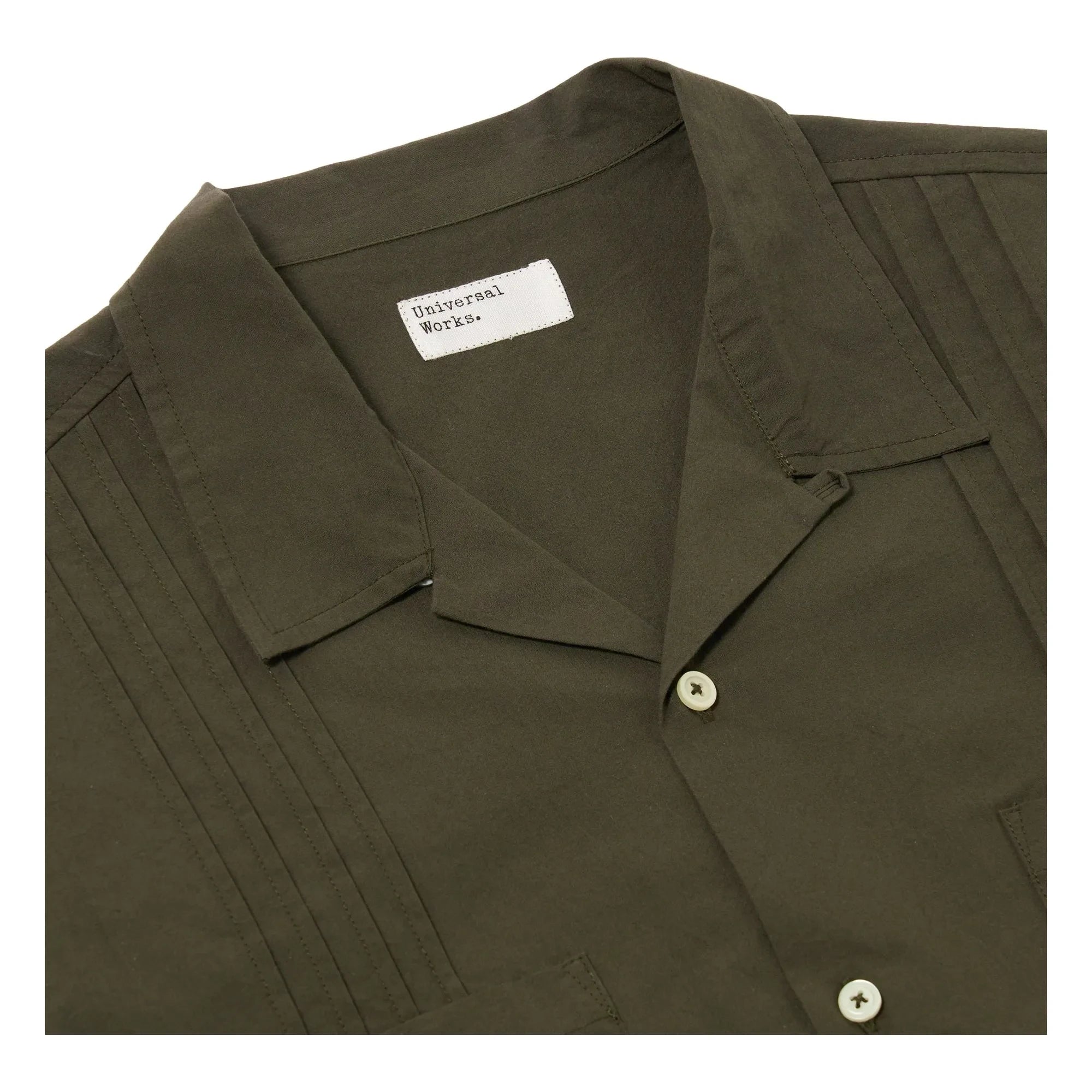 Universal Works - Dwight Cotton Shirt | Khaki