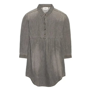 Finger in the Nose - Darlin Denim Dress | Gray Denim