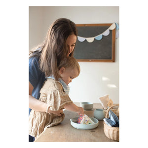 Soft Spot - Organic Cotton Cottage Bandana Bibs - Set of 3 | Blue