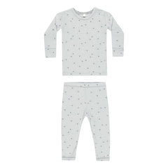 Quincy Mae - Bamboo Pajama | Gray Blue