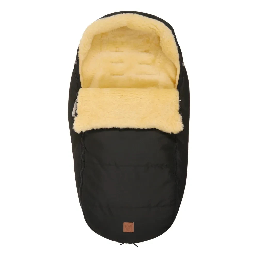 Kaiser - Premium Sheepskin Footmuff | Black