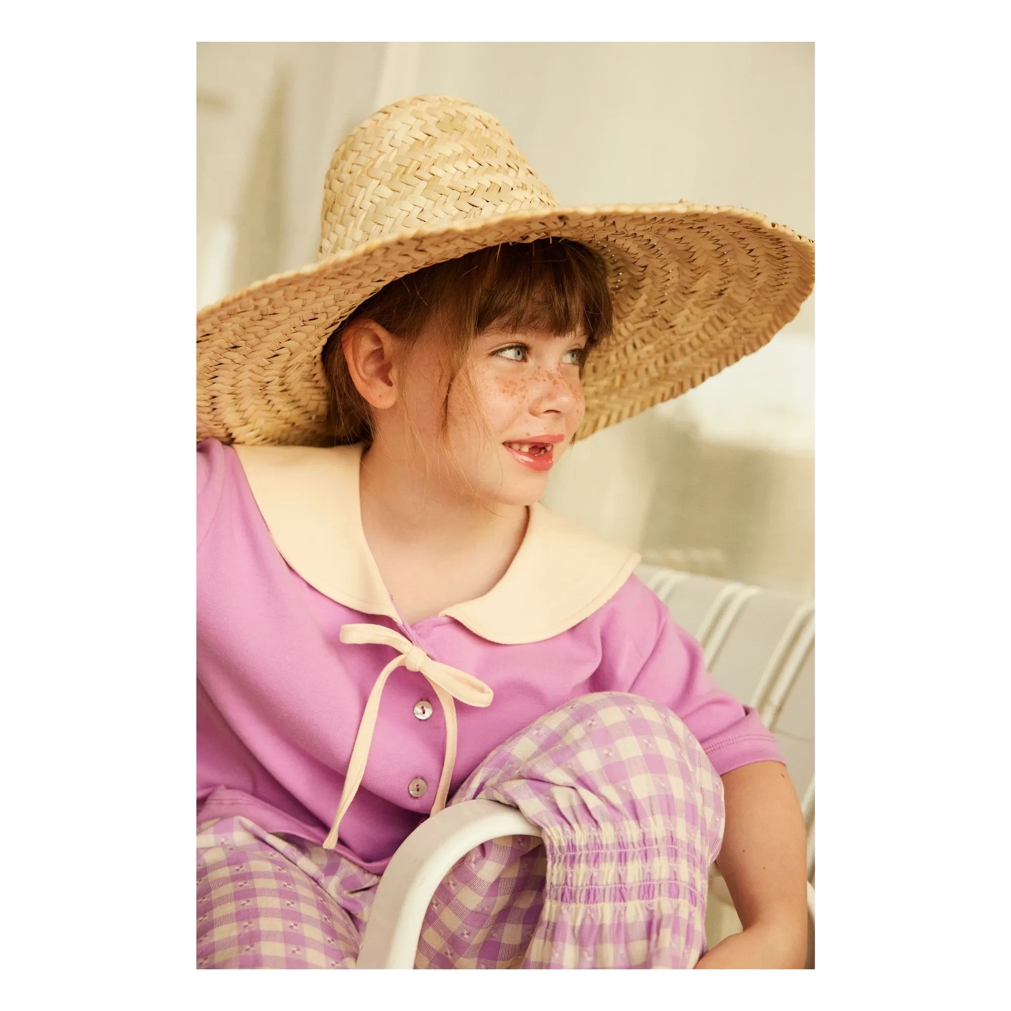 Hello Simone - Matelot Organic Cotton Blouse | Lavender