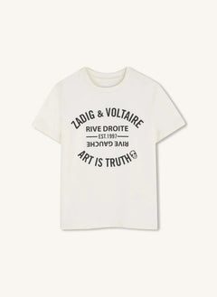 Zadig & Voltaire - Logo T-shirt Art Is Truth Organic cotton | Pink