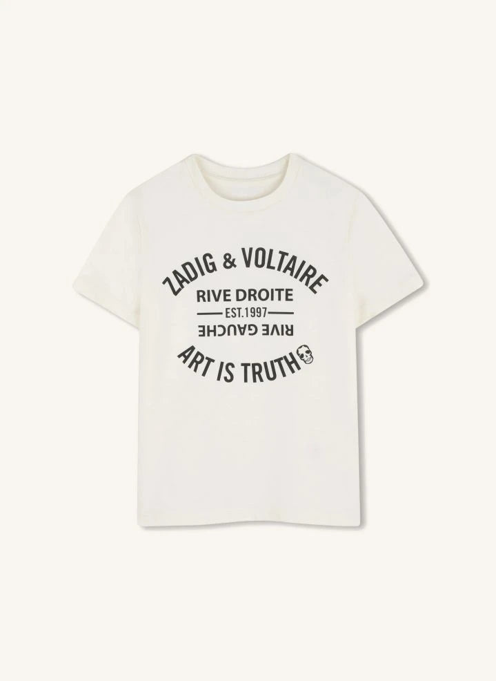 Zadig & Voltaire - Logo T-shirt Art Is Truth Organic cotton | Pink