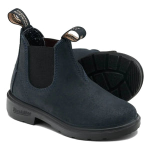 Blundstone - Chelsea Boots Suede Waxed | Navy