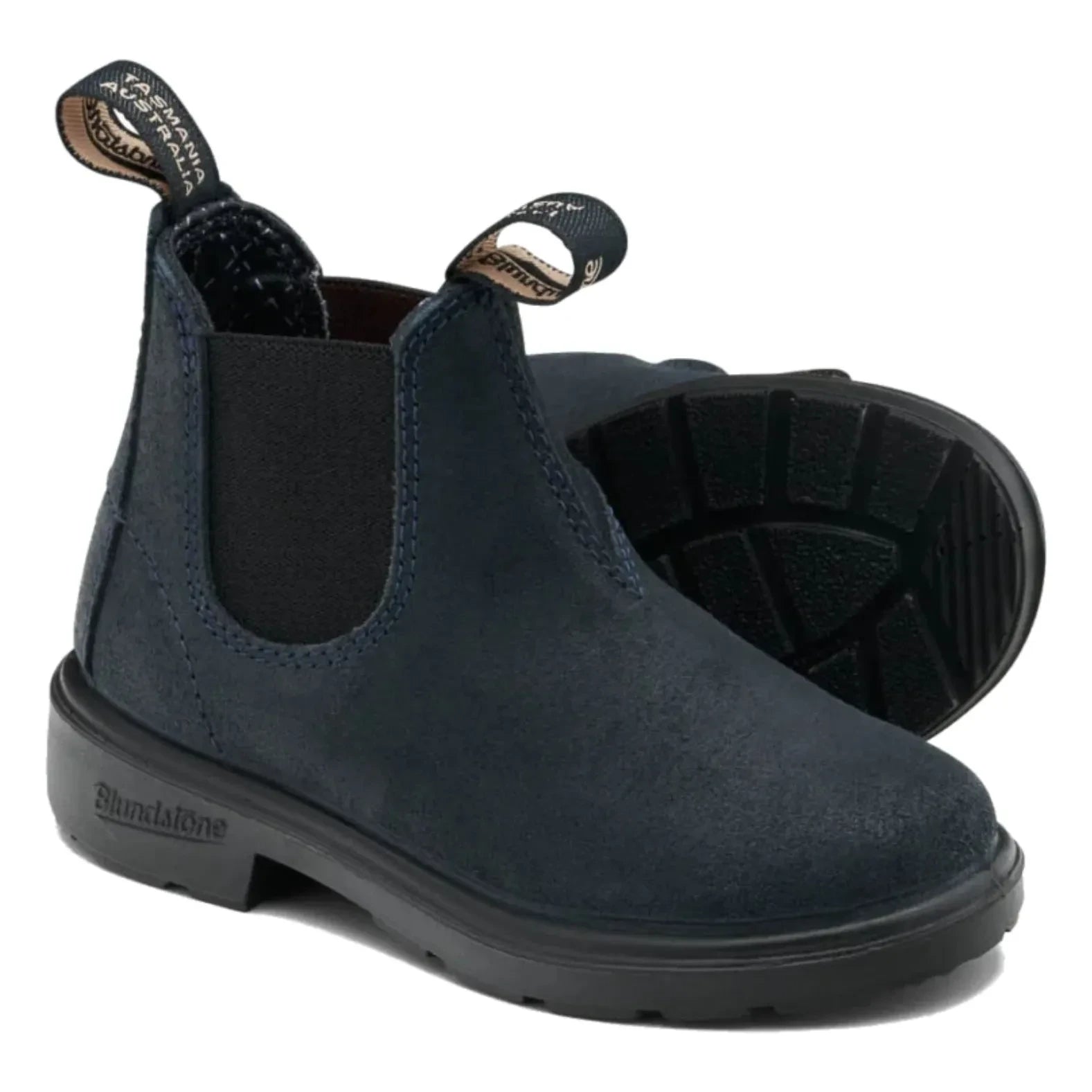 Blundstone - Chelsea Boots Suede Waxed | Navy