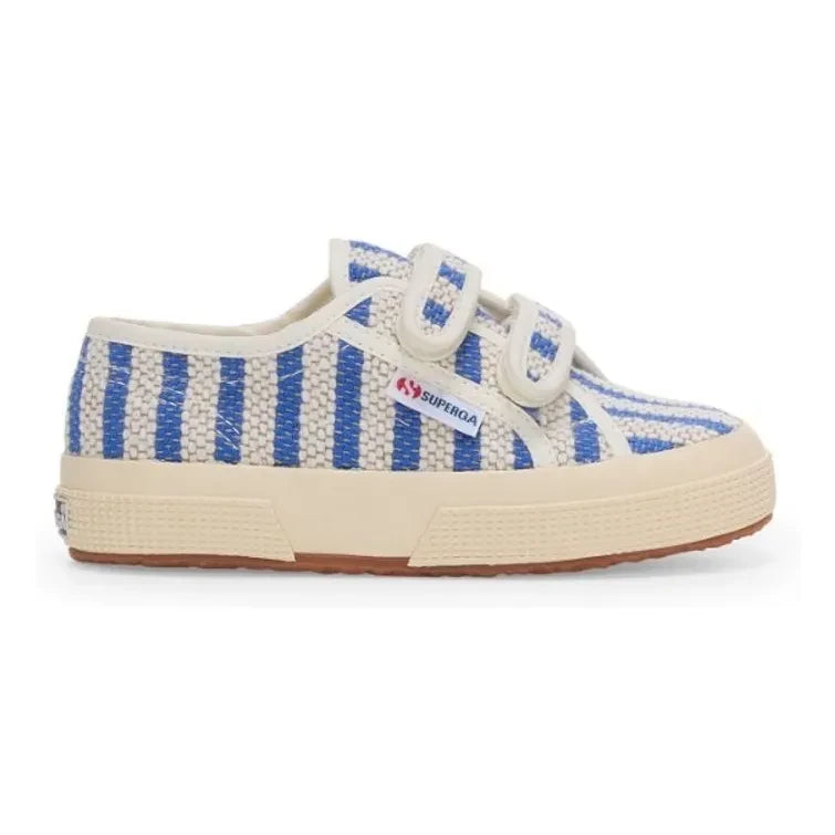 Superga - 2750 Striped Lace-Up Sneakers | Blue