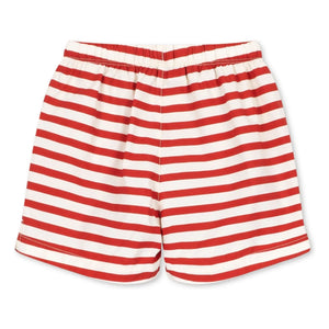 Konges Sløjd - Asnou Striped Recycled Fiber Swimsuit Shorts | Red
