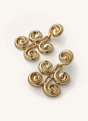 Jenny Bird - Mega Nico Earrings | Gold