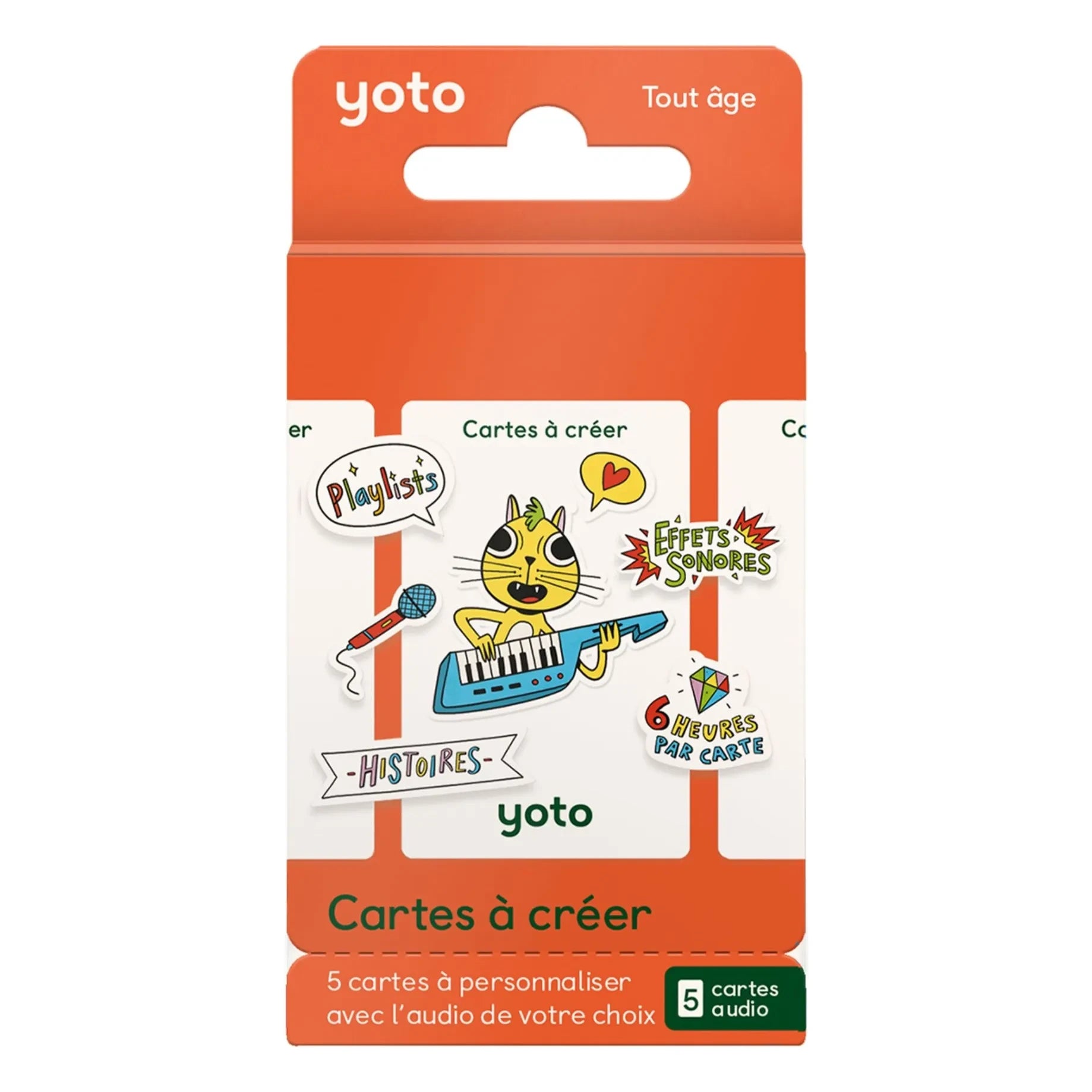 Yoto Player - Kartlar oluşturmak için - 5'li paket
