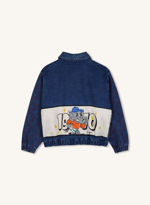 Kenzo - 1970 Denim Fermuarlı Ceket | Mavi