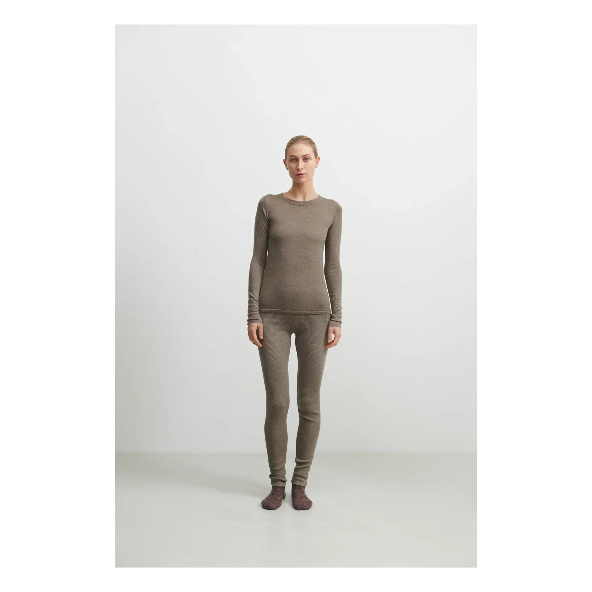 FUB - Merino Wool Leggings - Women's Collection | Beige