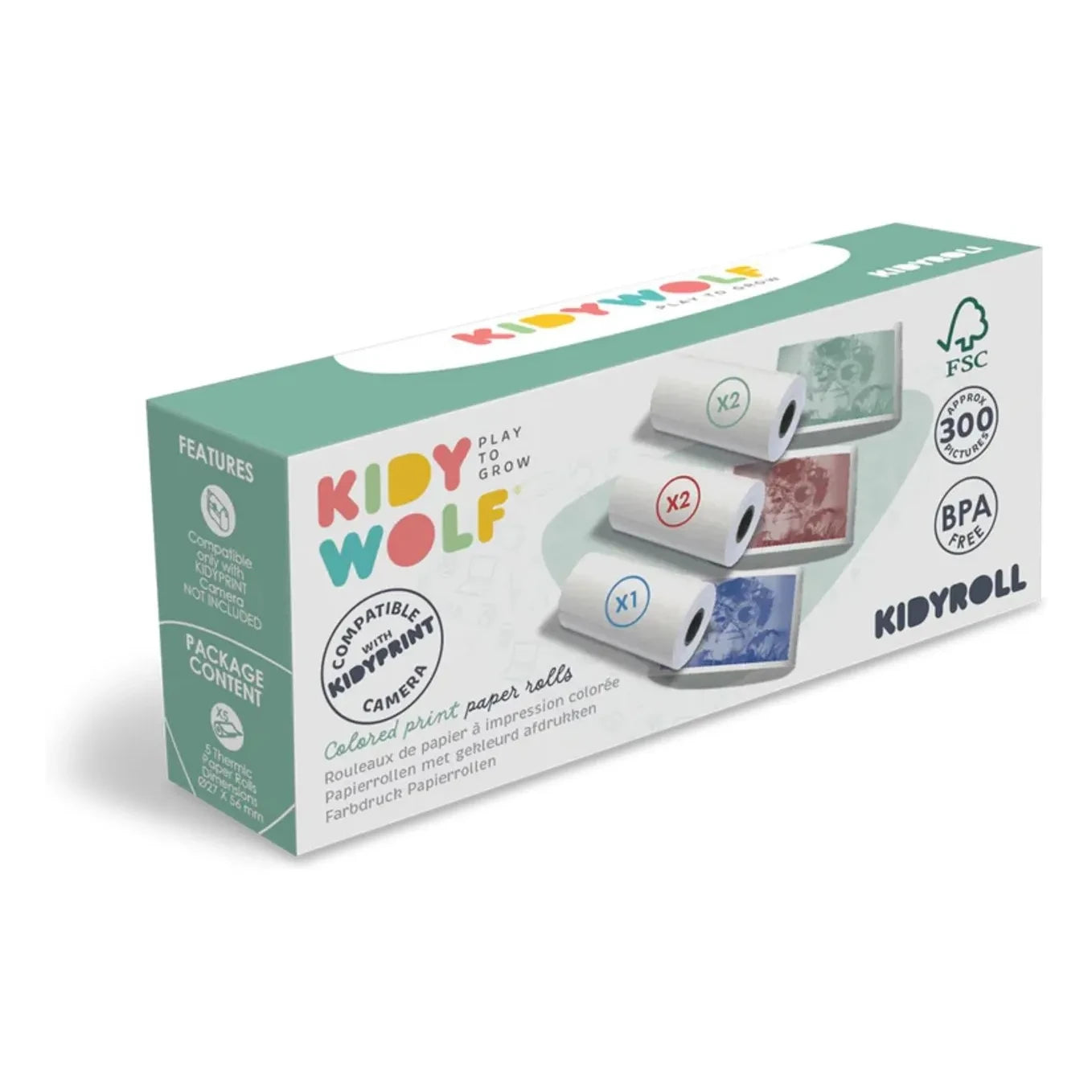 Kidywolf - Colorful Spare Cartridges for Thermal Cameras - Set of 5