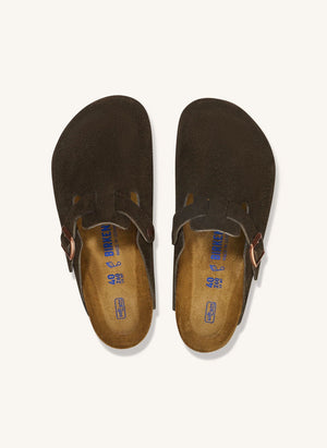 BIRKENSTOCK - Boston SFB Süet Deri Terlikler