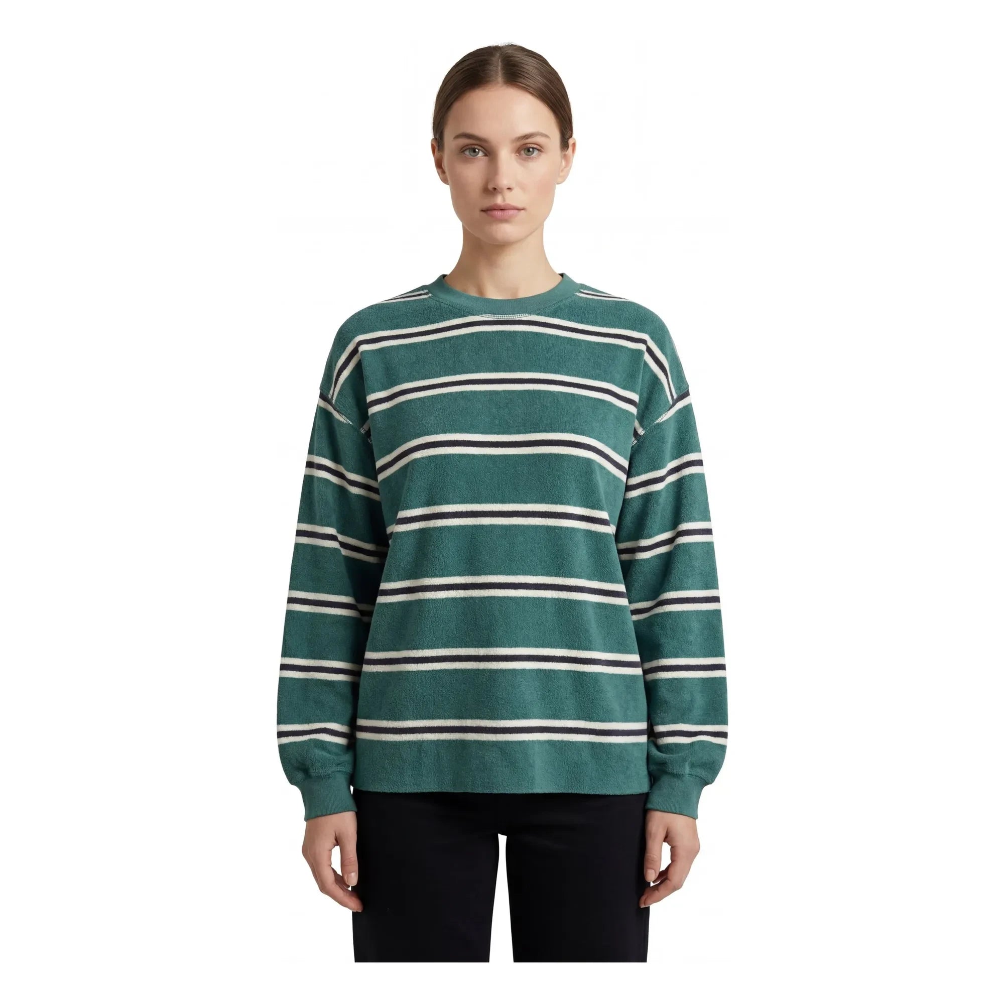 Hod - Sweat Marinière Victoire Pamuk | Yeşil