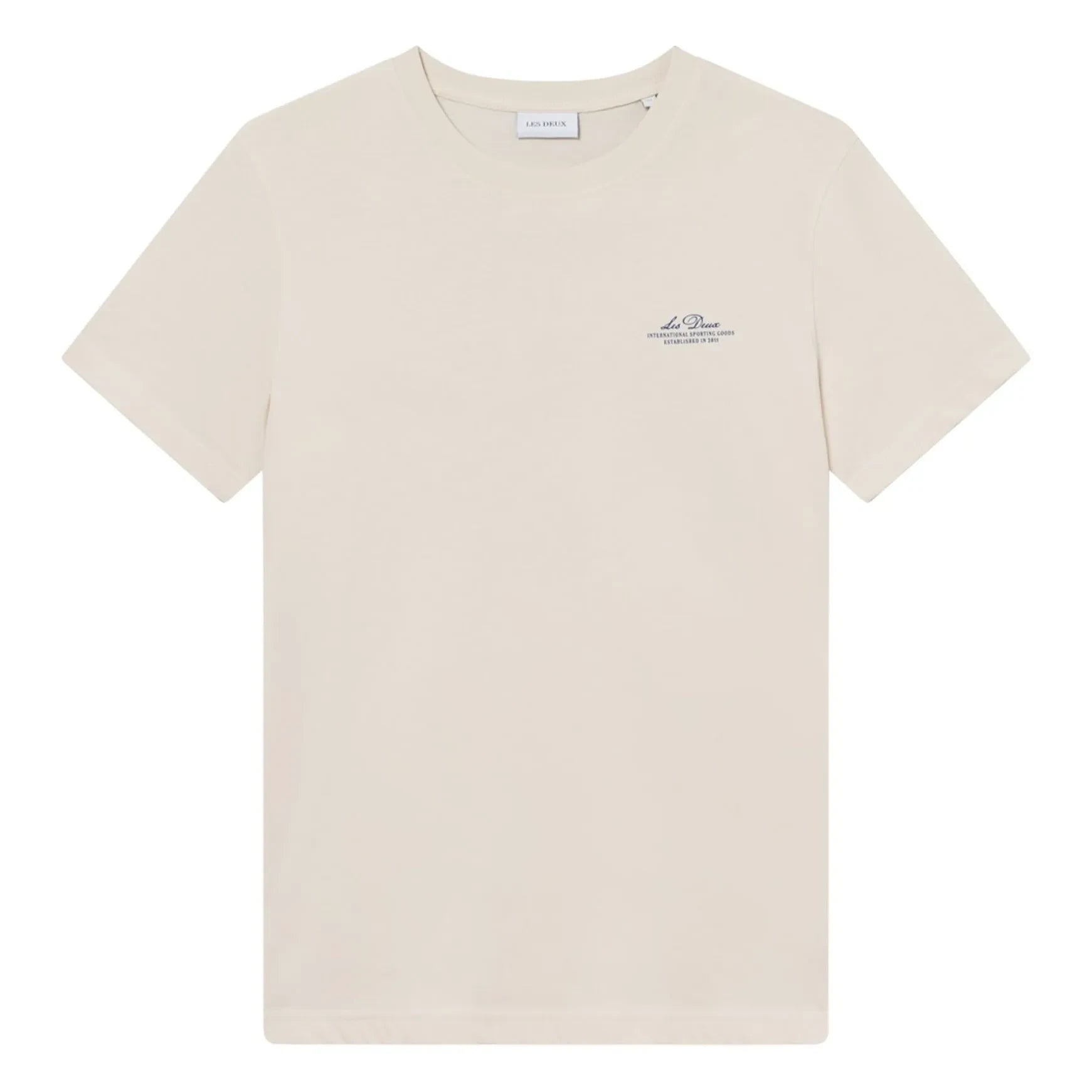 Les Deux - Ben Glode Organic Cotton Crew Neck T-Shirt | Off White