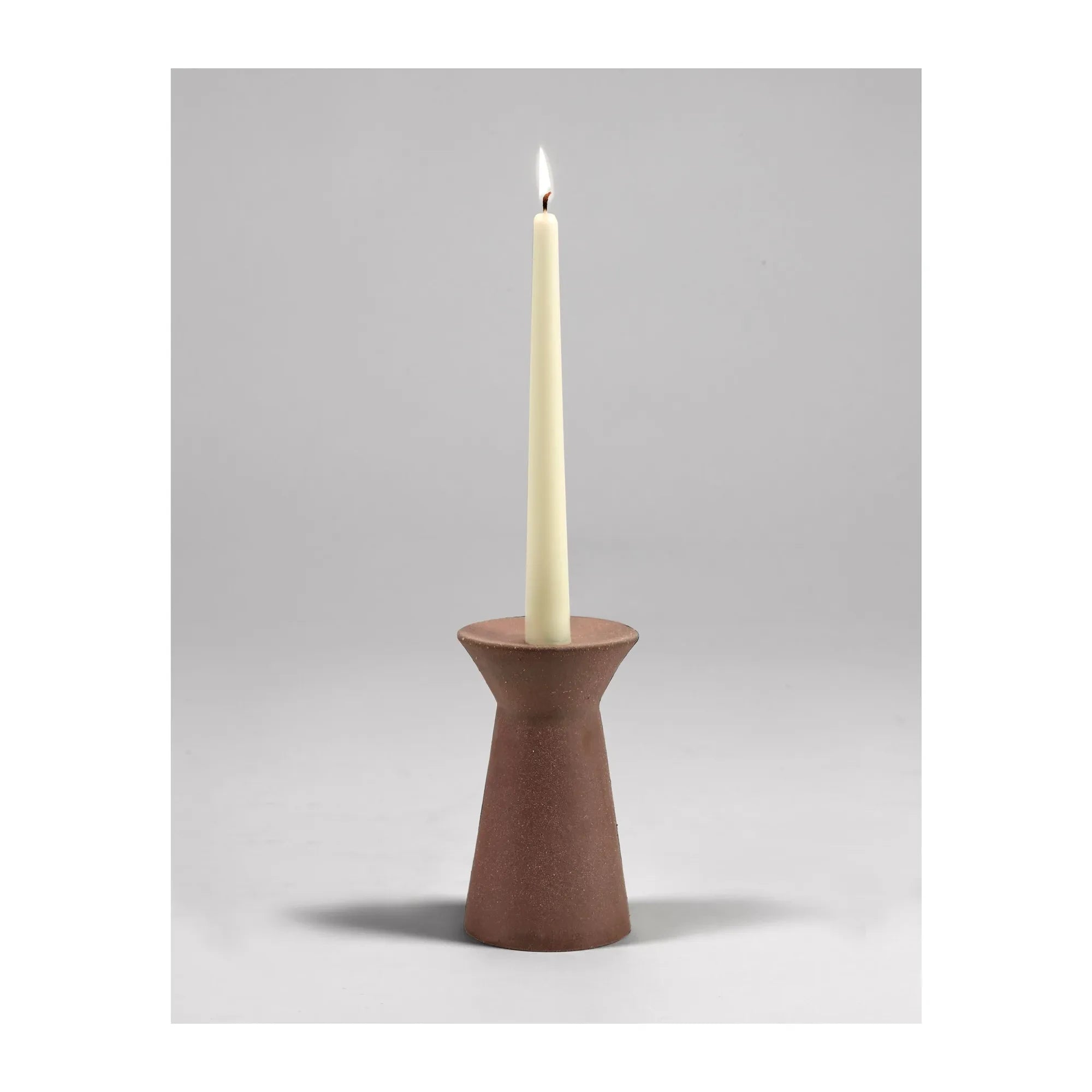 Serax - Stoneware Candle Holder Marie-Ann, Marie Michielssen | Brick Red