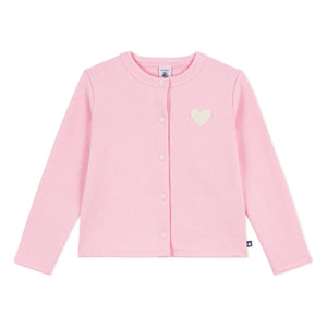 Petit Bateau - Solid Fleece Jacket | Pink