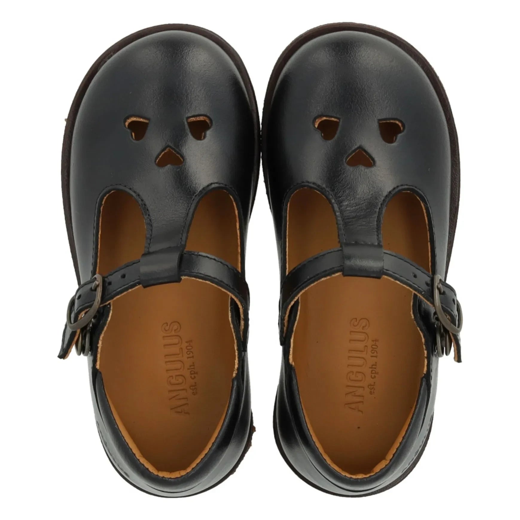 Angulus - Babies Classic Hearts | Black