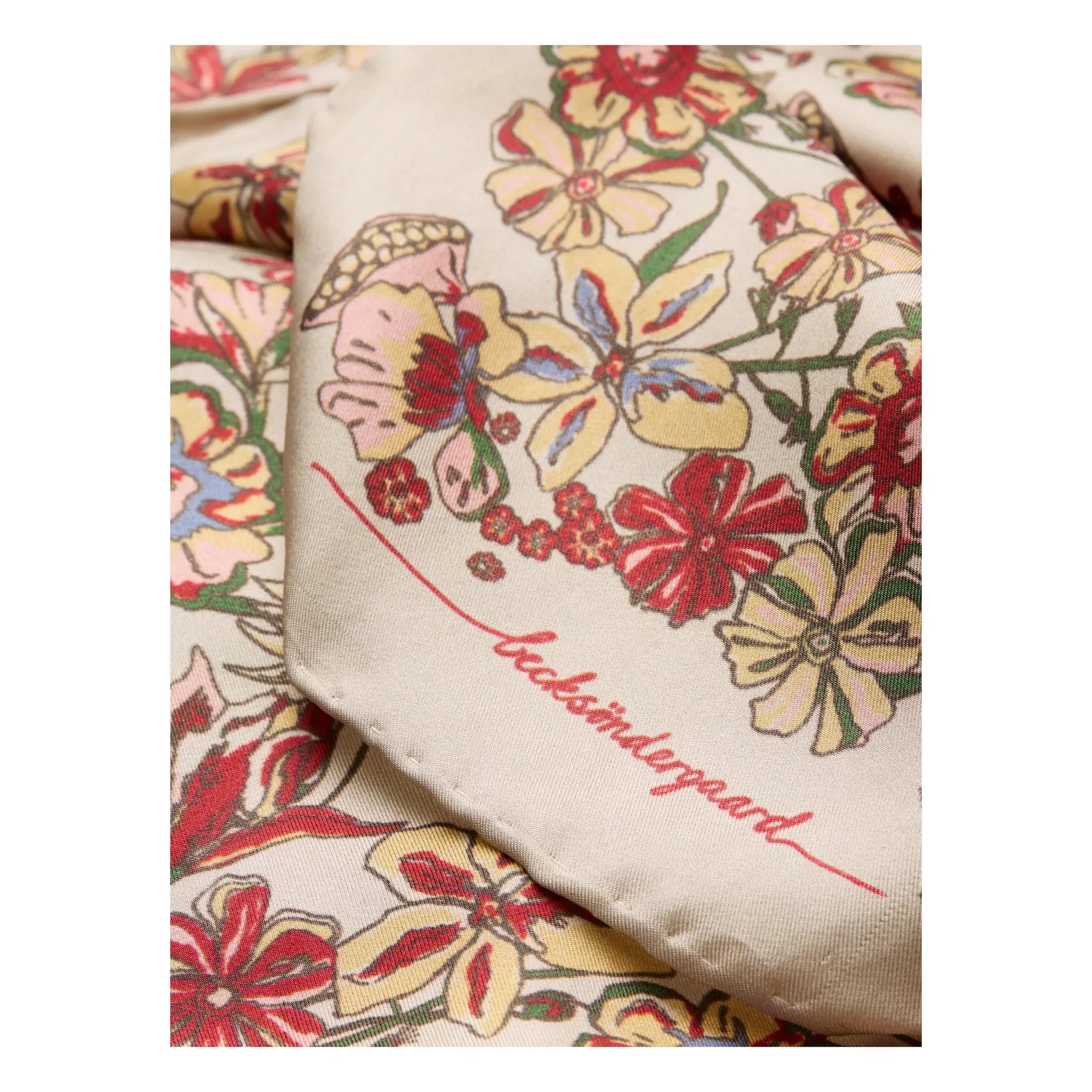 Becksöndergaard - Floralia Silk Scarf | Beige