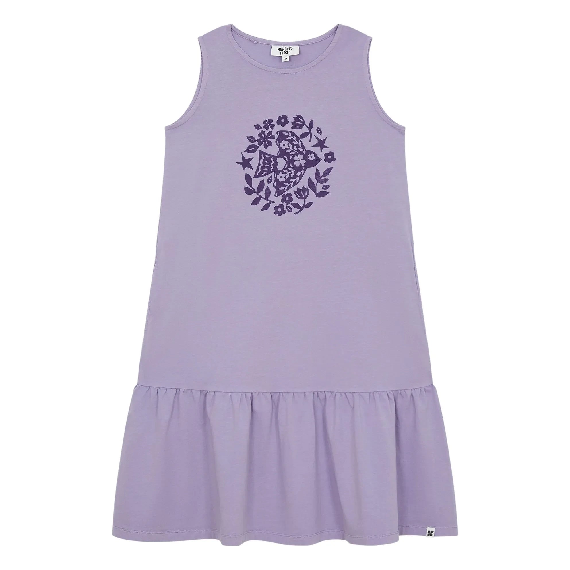 Hundred Pieces - Lyra Organic Cotton Sleeveless Dress | Lavender