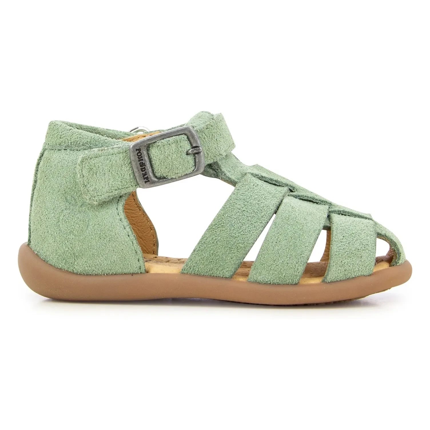 Pom d'Api - Stand Up Papy Sandals | Almond Green