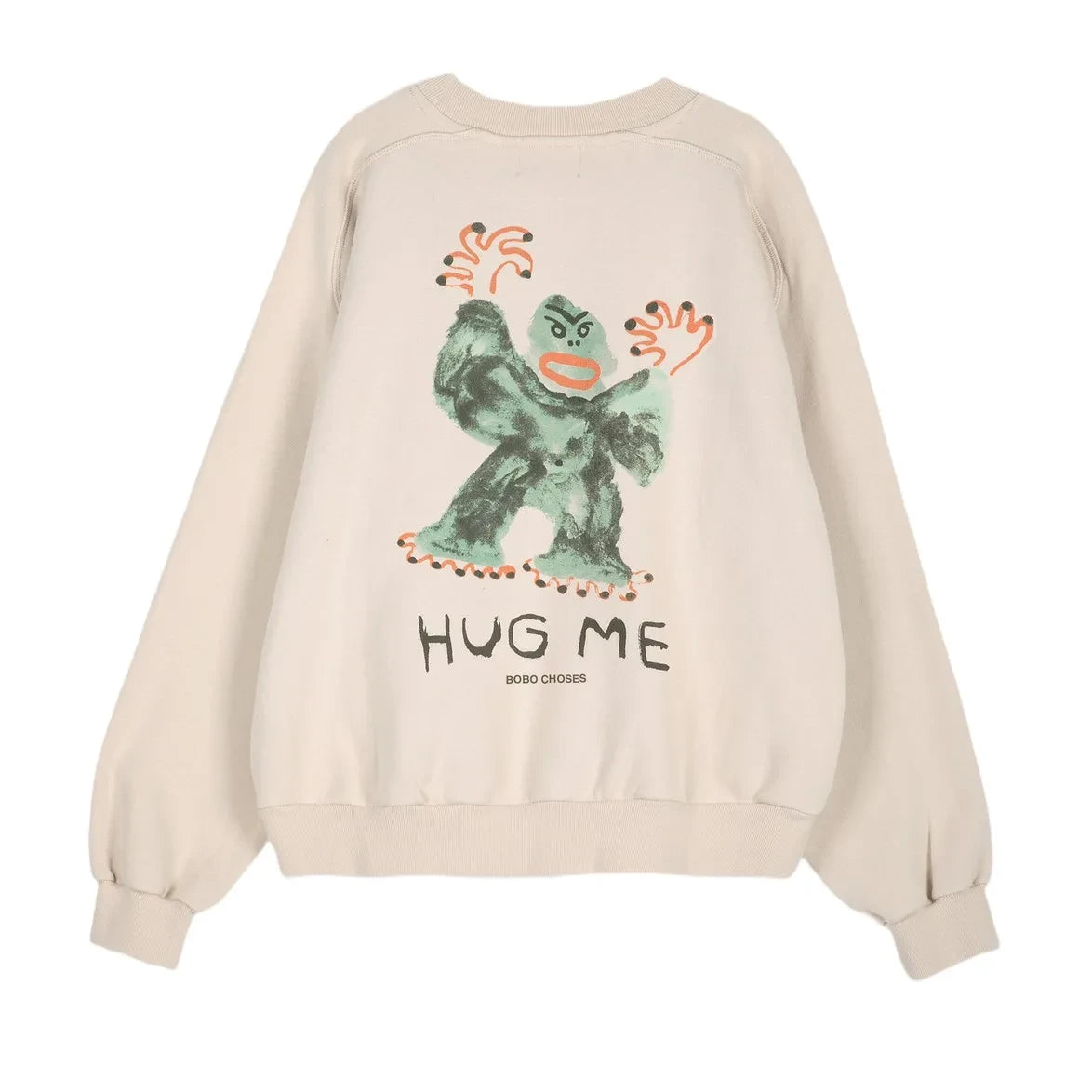 Bobo Choses - Hug Me organik pamuk sweatshirt | Bej