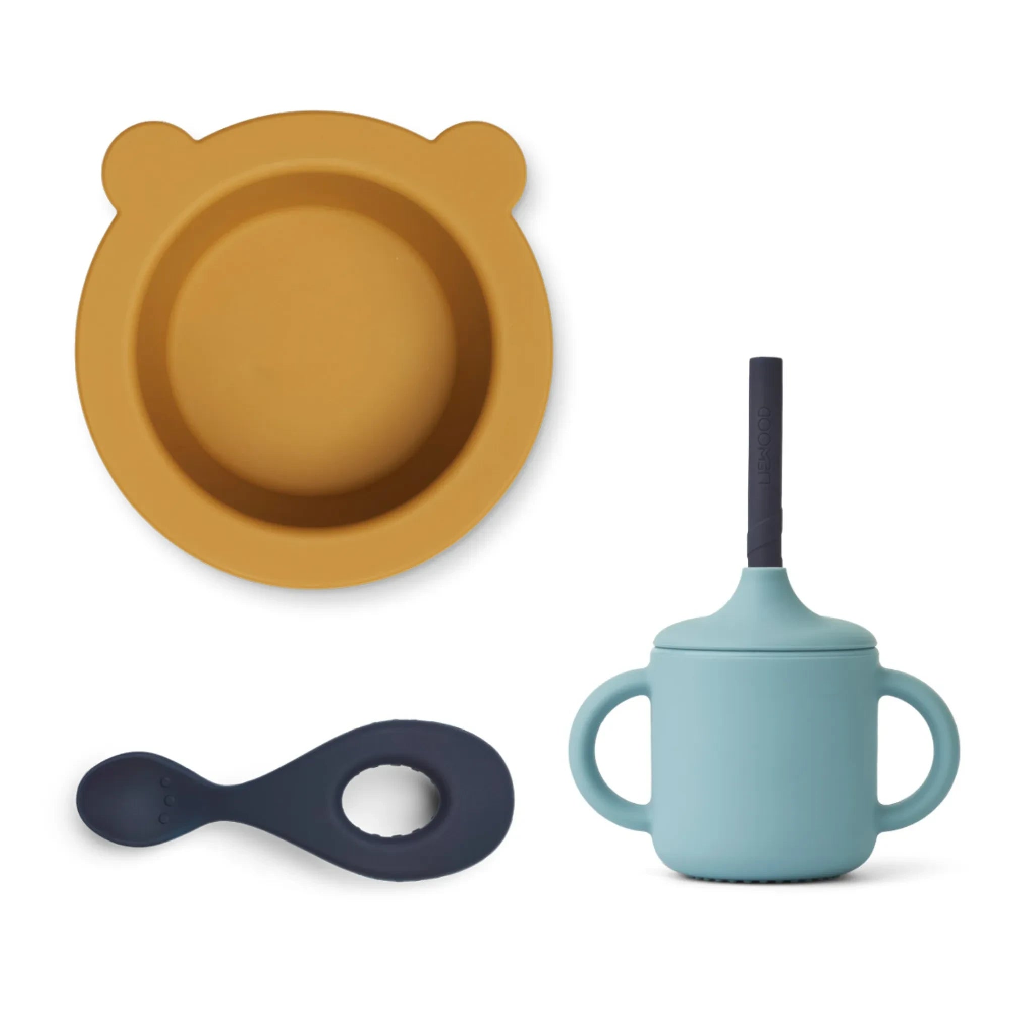 Liewood - Kali Tableware Set - 3 Pieces | Blue