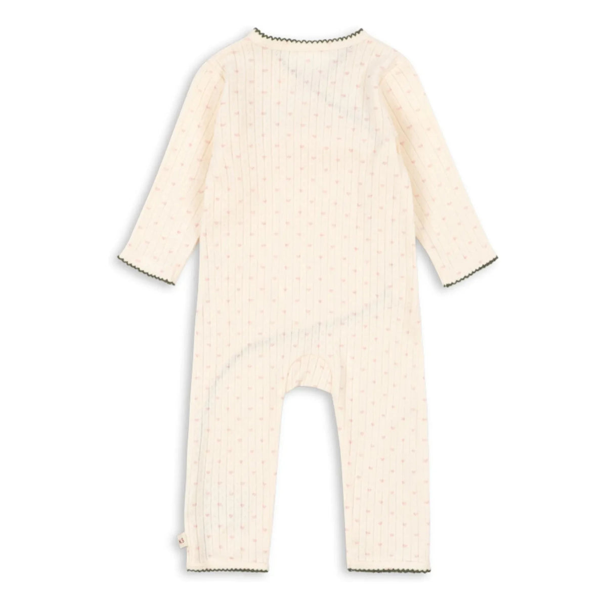 Konges Sløjd - Minnie heart romper Organic cotton | Ecru