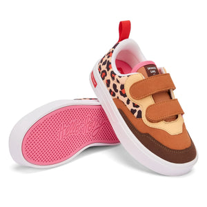Hello Hossy - Leopard Scratch Sneakers | Krem