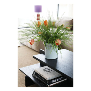 &Klevering - Turban Stone Ceramic Vase | Light Blue