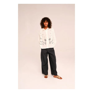Sacrécoeur - Ali Casa Cotton Voile Shirt | Black