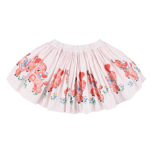 Morley - Striped Whizz Skirt | Light Pink