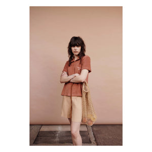 Emile et Ida - Darius Linen Shorts | Beige