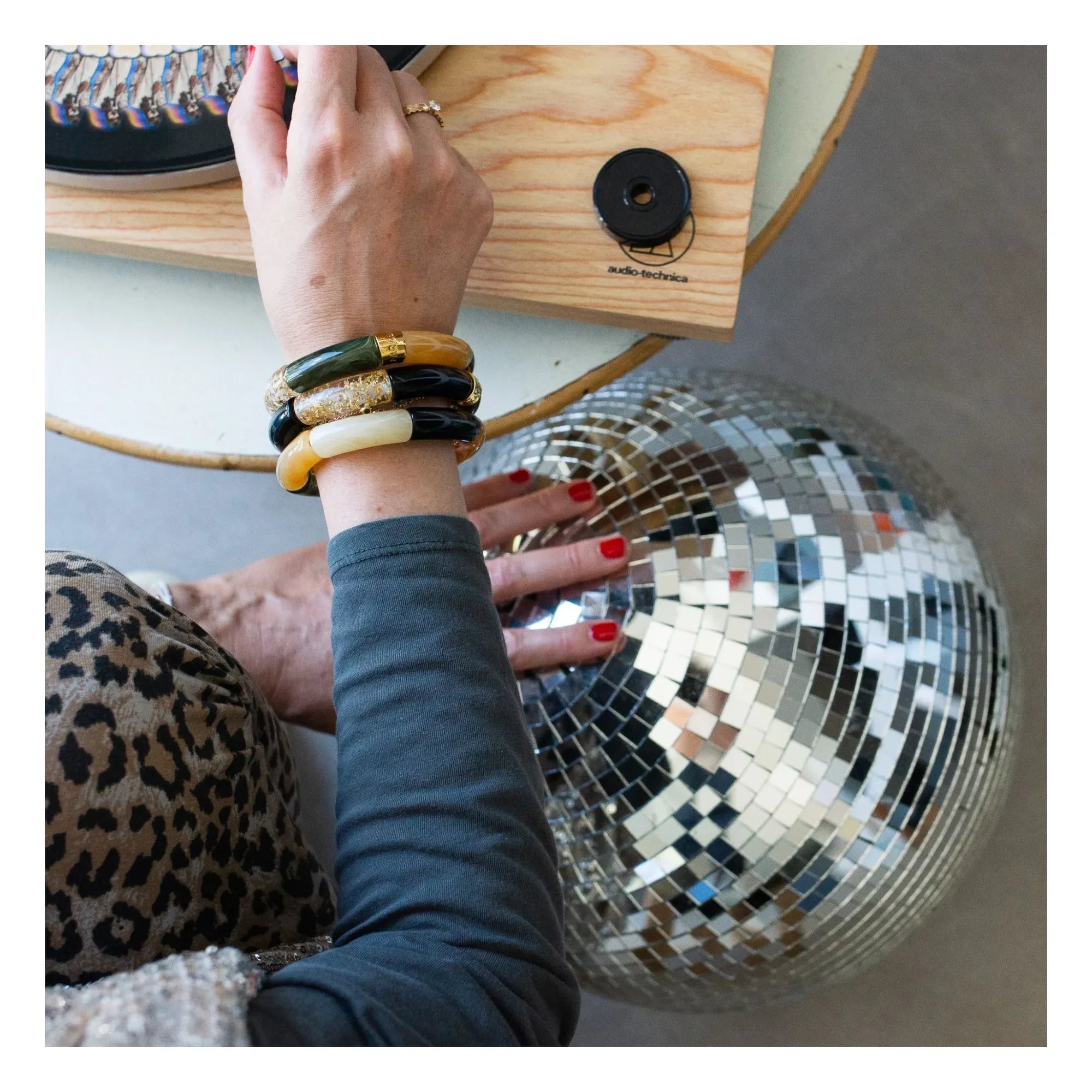 Parabaya - Trio Black Night Bracelets | Black