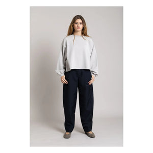 Smallable Woman - Bria Organic Cotton Sweatshirt | Pearl Gray