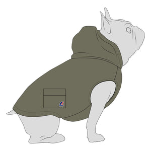 K-way - Le Vrai 4.0 Lassie Recycled Fiber Dog Raincoat | Khaki