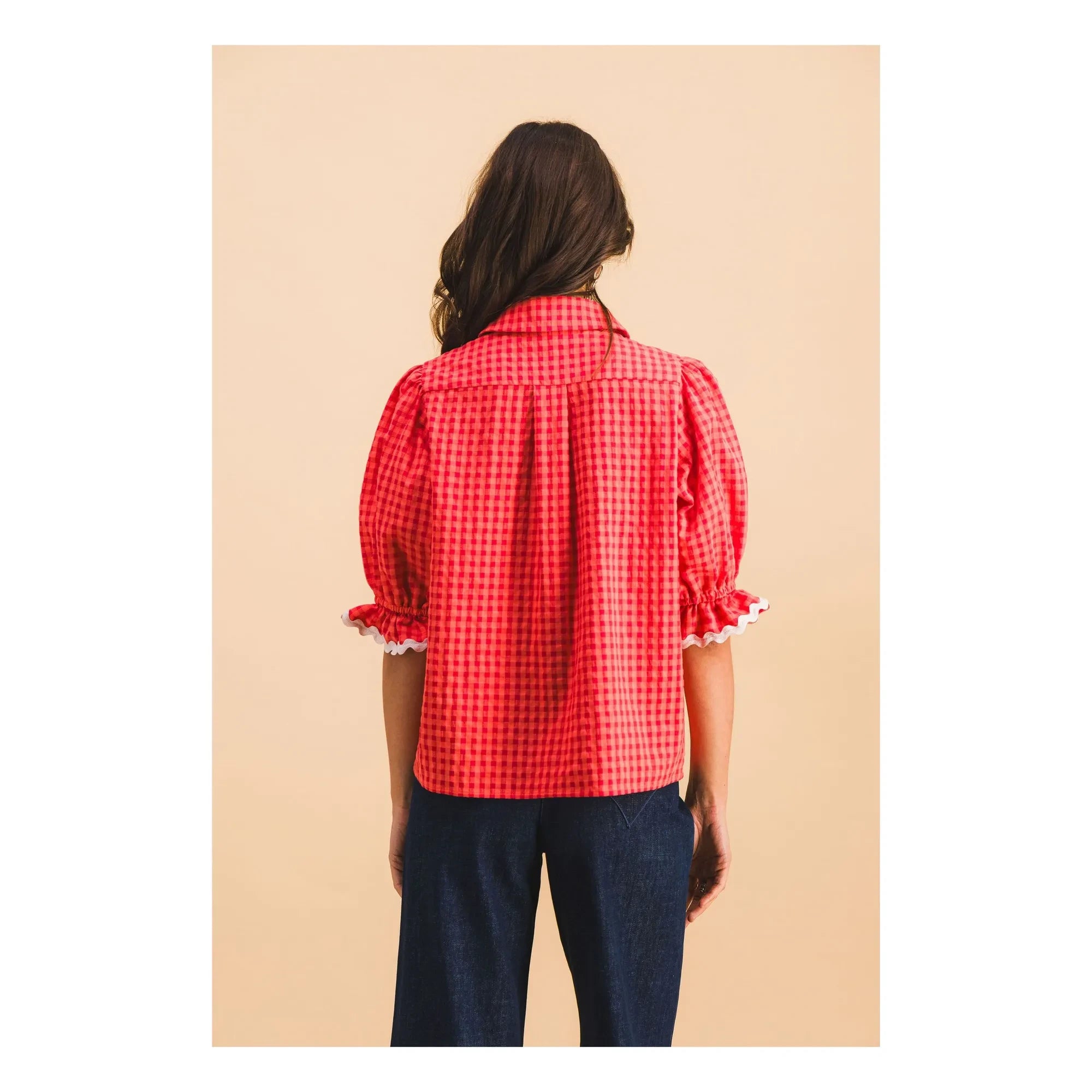 Elise Chalmin - Jim Cotton Shirt | Red